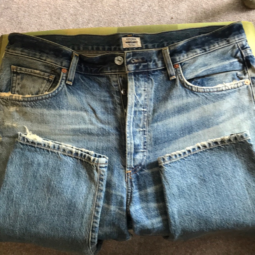 CITIZENS of HUMANITY distressed jeans